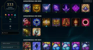 Conta Lol 🌟 303 Skins 🌟 Todos Campeoes