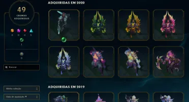 Conta Lol 🌟 303 Skins 🌟 Todos Campeoes