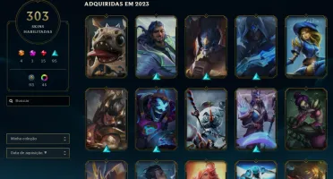 Conta Lol 🌟 303 Skins 🌟 Todos Campeoes