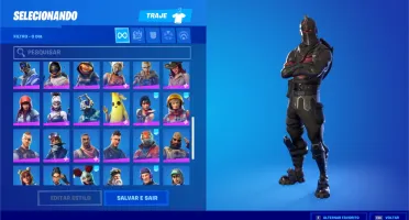 CONTA FORTNITE COM CAVALHEIRO NEGRO E MUITO MAIS!!!