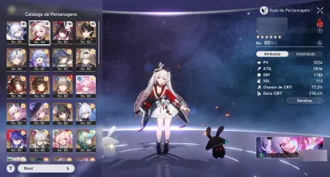 conta honkai star rail 33 5* endgame + herta e2s1