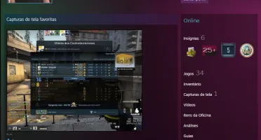 Steam com medalhas CSGO + Jogos