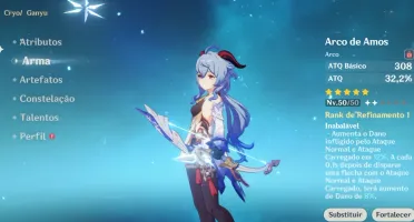Ganyu + Yae Miko + Keqing + Qiqi + Arco de Amos