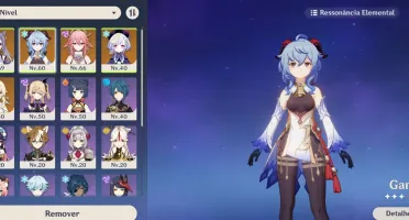 Ganyu + Yae Miko + Keqing + Qiqi + Arco de Amos