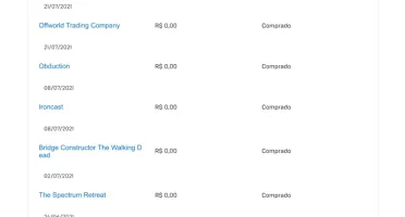 Conta da Epic Games com + de 170 jogos na biblioteca