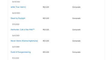 Conta da Epic Games com + de 170 jogos na biblioteca