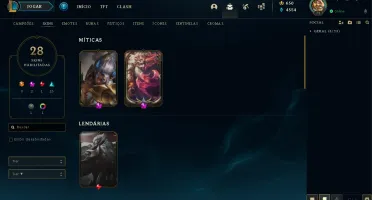Ouro 1 + 2 Skins Prestígio