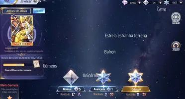 SAINT SEIYA AWAKENING - COM GEMAS AVANÇADAS E LIVROS
