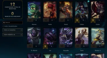 Conta ouro 4 (85 % win rate), 23 champs 1 skim lendaria