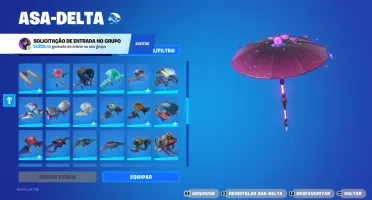 Conta de fortnite com mint e outras skin rara