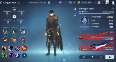 Conta Gemada Solo Leveling Arise