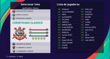Pes2021 - Option File Legends/Classic Brasileirão Ps4/Ps5/Pc