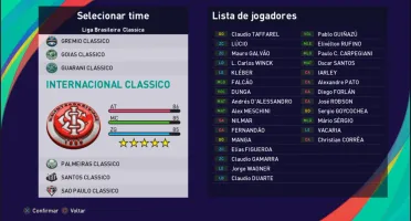 Pes2021 - Option File Legends/Classic Brasileirão Ps4/Ps5/Pc
