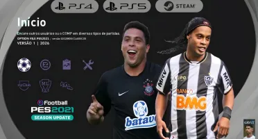 Pes2021 - Option File Legends/Classic Brasileirão Ps4/Ps5/Pc