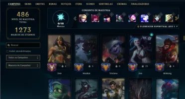 Conta prata 4 TODOS os Champs e 138 Skins ( JG / ADC )