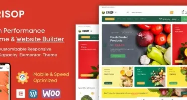 CRISOP – O Melhor Tema WordPress para Mercados e Alimentos