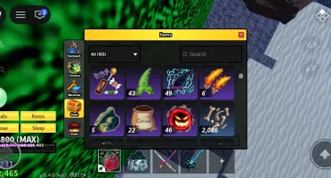 Conta de Blox Fruits Level max, 13m de bounty e itens raros