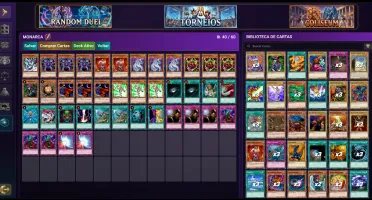 Conta Yugioh Rpg Online - Lv22 (top 6 rank) - Varias cartas