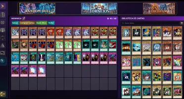 Conta Yugioh Rpg Online - Lv22 (top 6 rank) - Varias cartas
