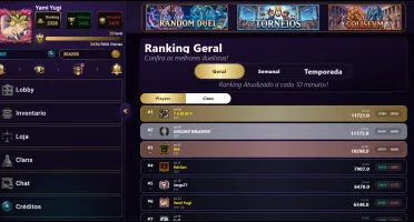 Conta Yugioh Rpg Online - Lv22 (top 6 rank) - Varias cartas
