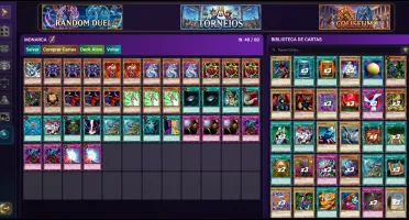 Conta Yugioh Rpg Online - Lv22 (top 6 rank) - Varias cartas