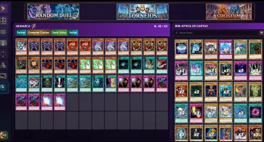 Conta Yugioh Rpg Online - Lv22 (top 6 rank) - Varias cartas