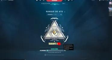 Conta radiant valorant