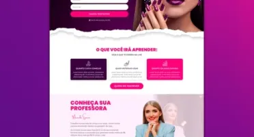 Kit Página de Vendas + Captura – Nail Pro