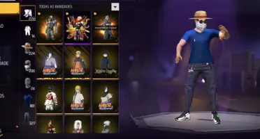 Conta Free Fire Com Roupas Antigas