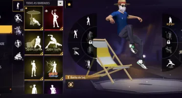 Conta Free Fire Com Roupas Antigas