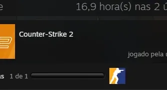 Conta CS2 com 10 medalhas 7 anos 1230 horas 23 jogos