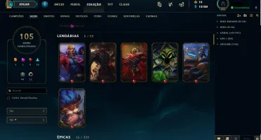 CONTA LEAGUE OF LEGENDS