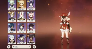 Ar46. Klee c2 + orações, ganyu, venti, Noelle c6