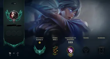 CONTA LOL 🌟 PLATINA 4 🌟 31 SKINS 🌟 87 CAMPEOES