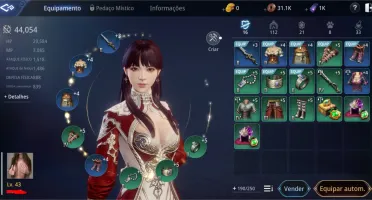 Conta Mir4 LVL 43 Power 43K (Wemix Conectada e 2 Dracos)