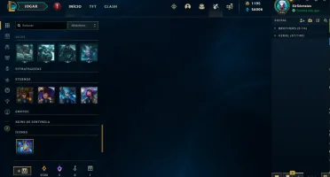Lvl 445 - 147 Skins 56k essência - 1195 RP