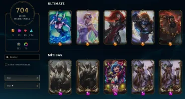 Conta LOL - Platina 2 - Nível 526 - Todos campeões