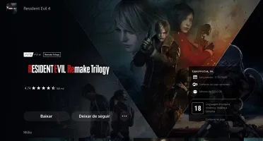 Conta PSN Resident Evil Requiem + Remake Trilogy