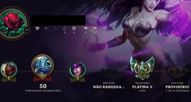 CONTA LEAGUE OF LEGENDS - PLATINA 5 - PROMOÇÃO!!!