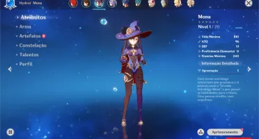 Genshin AR47 Diluc + ZhongLi + Mona + Keqing [NA] male