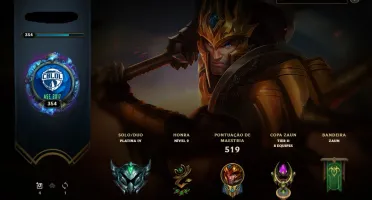 Conta league of legends lvl 354 137 champs 59 skins