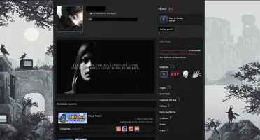 Conta Steam Com Insiginia 9 Anos E Jogos
