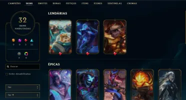 Conta Lol Lvl 60, 32 Skins
