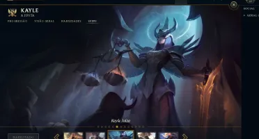 CONTA ANTIGA LOL KAYLE JUÍZA