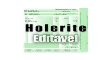Modelo Holerite Contra-cheque Recibo Editável No Excel