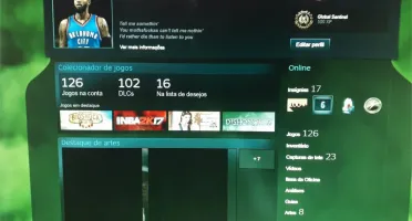 Conta Steam com 126 Jogos - 6 anos sem nenhum banimento.
