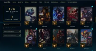 Diamante 3 com 95 Champs e 55 Skins ( JG / MID / ADC )