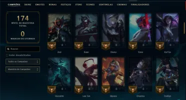 Diamante 3 com 95 Champs e 55 Skins ( JG / MID / ADC )