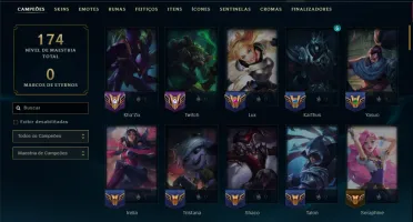 Diamante 3 com 95 Champs e 55 Skins ( JG / MID / ADC )