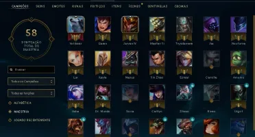 CONTA BÁSICA DE LOL NÍVEL 40